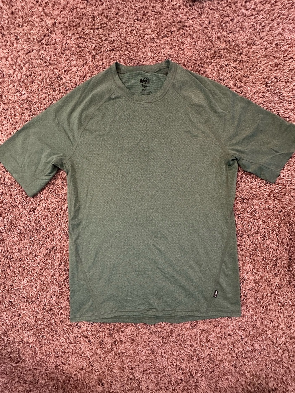 REI Men's Short Sleeve Tee - Olive Green
